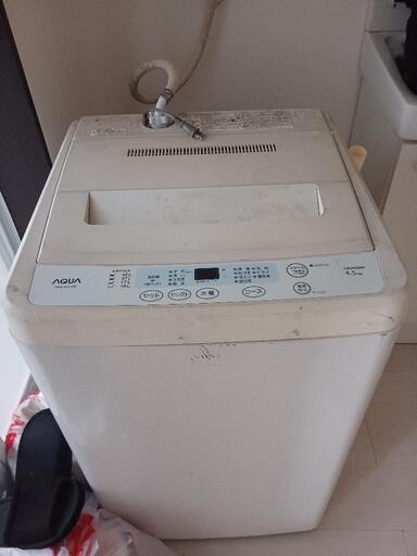 洗濯機　AQUA  4.5kg