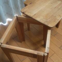 椅子　折りたたみ　２脚の画像