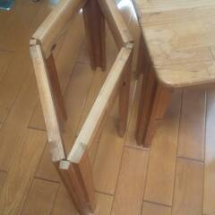 椅子　折りたたみ　２脚の画像