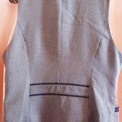 【処分】☆レディース☆事務服ベスト(ミニチェック)☆の画像