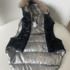 【ペット服・古着】　リバーシブルダウンジャケット　の画像