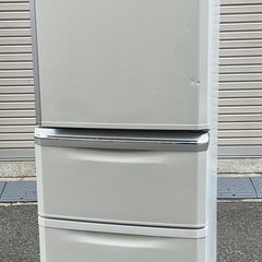 【RKGRE-083】特価！三菱/335L 3ドア冷凍冷蔵庫/MR-C34C-W/中古品/2018年製/当社より近隣無料配達