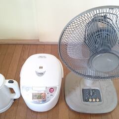 新生活の準備 電気ケトル/ファンヒーター/アロマディフューザーなどなど
