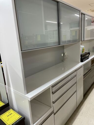 ジモティ来店特価!!! 　レンジボード　　松田家具　　ホワイト　　J-0238