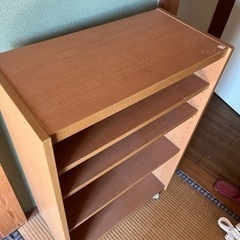 キャスター付き収納　棚　本棚　小物置き　オフィスの画像