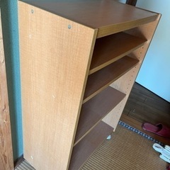 キャスター付き収納　棚　本棚　小物置き　オフィスの画像