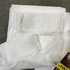 レースカーテン2枚  100×198 タッセル2枚の画像