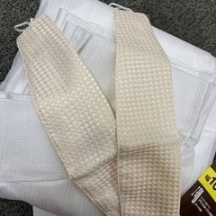 レースカーテン2枚  100×198 タッセル2枚の画像