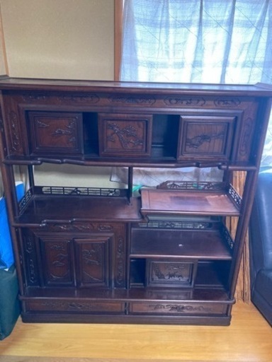 高級茶箪笥　収納家具　タンス　定価38万円