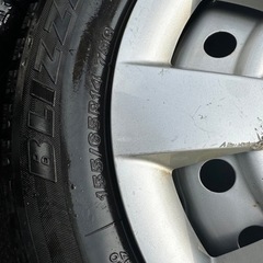 155/65R14ホイール付きタイヤ4本の画像