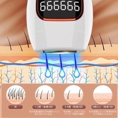 1点のみ⭐️光脱毛器 99万回照射 5段階調節 家庭用脱毛器 メンズ レディーの画像