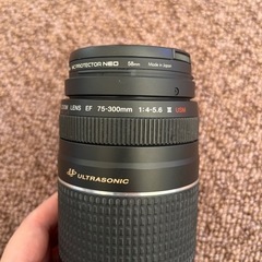 ★お譲り完了★キヤノン☆EF75-300☆レンズ☆レンズガード付きの画像