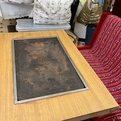 中古　鉄板付きテーブル　お好み焼きできます^_^ ガス使用の画像