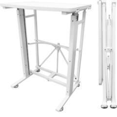 E-WIN スタンディングデスク　昇降デスク　机　天板58×40cm　パソコンデスク　オフィスワーク　テーブル　オフィスの画像