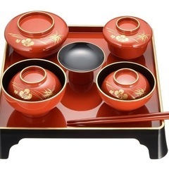 お食い始め　山中漆器　百日膳