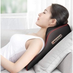 【新品】背中マッサージ シートマッサージャー マッサージクッション マッサージ器 マッサージ機 腰痛クッション ヒーター付き 肩・背中・腰・ふくらはぎ・足裏 肩こり ストレス解消 揉み 家庭用＆職場用＆旅行用 ＆車用の画像