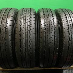 DUNLOP SP175N 195/80R15 107/105N LT 15インチ 夏タイヤ 4本 2022年製 バリ溝 キャラバン ハイエース等　(MTC292)クレジットカード QRコード決済可能