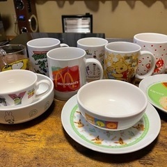 キャラクターマグカップ等11点　4月に値下げしました　900円→...