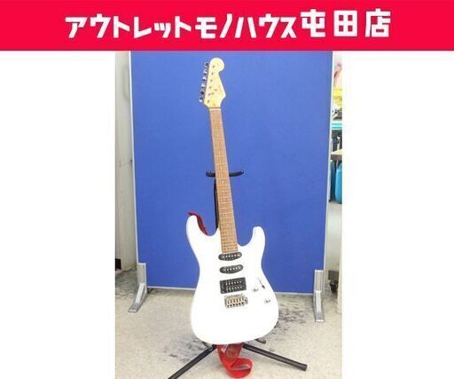 現状品 Squier by Fender エレキギター STAGE CASTER ホワイト 札幌市 屯田店