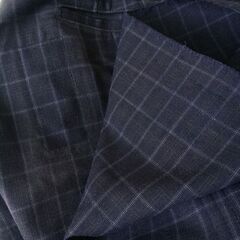 聖和学園 高校 男子 制服 スラックス 夏用 パンツ ズボン W79 ダメージ 補修ありの画像