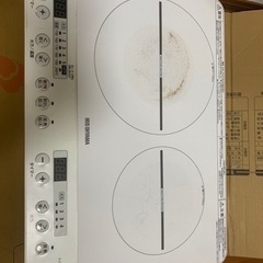 アイリスオーヤマIH 二口コンロ