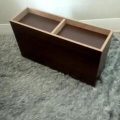 ダイソー 木製ティッシュケースの画像