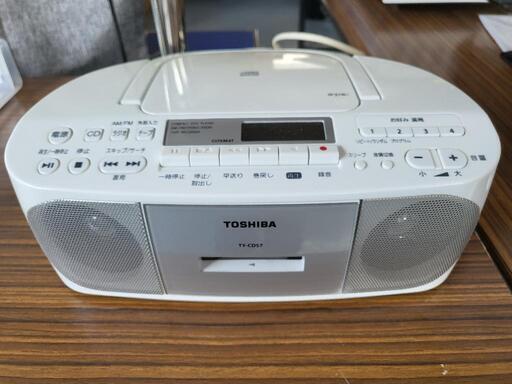 商談中　TOSHIBA　CDラジオカセットレコーダー