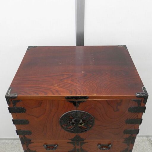 時代箪笥 幅60cm 民芸調 整理箪笥 チェスト 和箪笥 和風 重厚金具 札幌 西区 西野