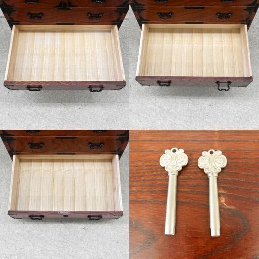 時代箪笥 幅60cm 民芸調 整理箪笥 チェスト 和箪笥 和風 重厚金具 札幌 西区 西野