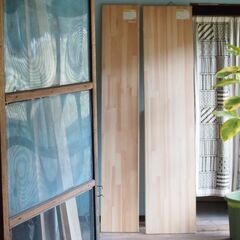 木材　板　DIY　パイン材　集成材　棚、テーブル　天板など　２枚で