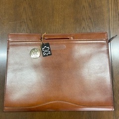 中古　美品　グランツ　牛皮　ビジネスバック　