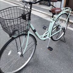 変速付き27インチ自転車 / ライト自動点灯 / 変速段切り替え付き