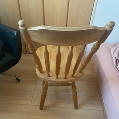 木製　イスの画像