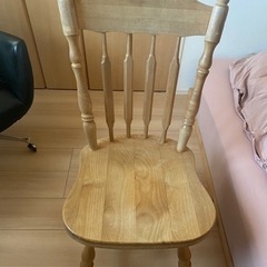 木製　イスの画像