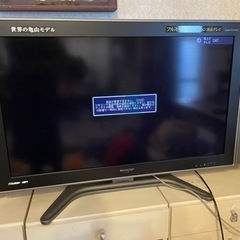 ジャンク　AQUOSテレビ　37型　世界の亀山モデル