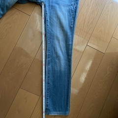 ユニクロ　24インチ　ジーンズ　ストレートの画像