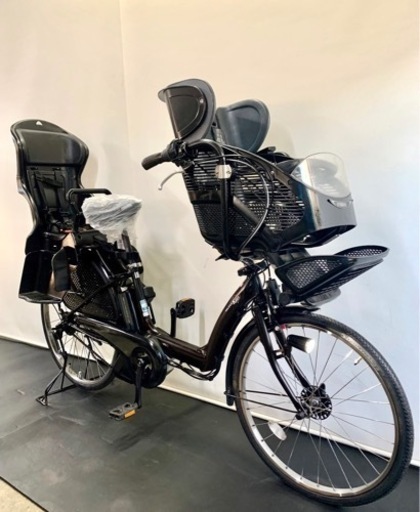 関東全域送料無料 保証付き 電動自転車　ヤマハ　パスキッス　 26インチ　3人乗り　8.7ah ブラウン