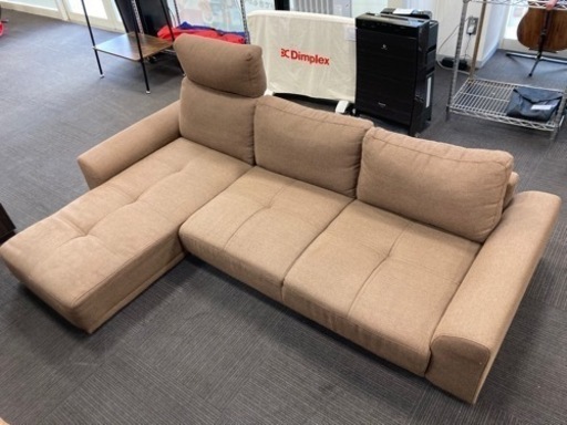 【中古品】M109 ローソファー 3人掛け コーナー カウチソファ