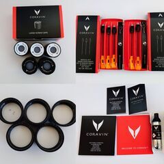 コラヴァン ワインオープナー モデル２ 替ニードル、スクリューキャップ、替ボンベ、ケース付の画像