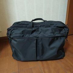 ■無印良品■旅行バッグ出張ボストンバッグ黒