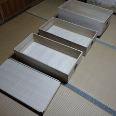 ひな人形を保管していた木箱の画像