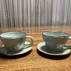 コーヒーカップ2個組(お話中）の画像