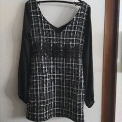 美品　ワンピース👗❤️ハーフウィッグ付の画像