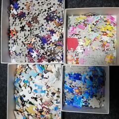 ジグソーパズル　4つセット　名探偵コナン、ワンピース等の画像