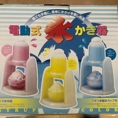 電動式氷かき器✨✨