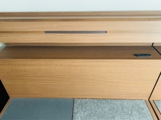 収納付きシングルベッド　２台セット