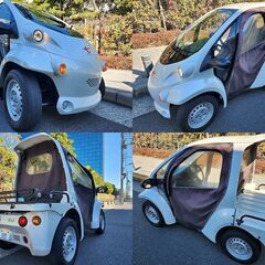 ☆超小型EV《 TOYOTAコムス B・COM 》デッキ仕様 後期型 キャンバスドア 1.5万km台 ☆東京都大田区【下取OK】の画像