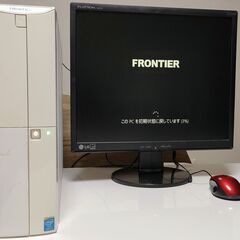デスクトップパソコン Windows10 ※モニター・マウス・キ...