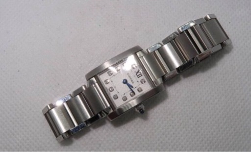 CARTIER カルティエ タンクフランセーズ SM 11P ダイヤ レディース クオーツ