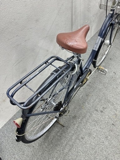 【Ks1】【取引中】普通自転車　ブルー系　変速あり